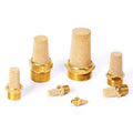 LAIZE Full Copper Long Pneumatic Muffler, Caliber:1 Point