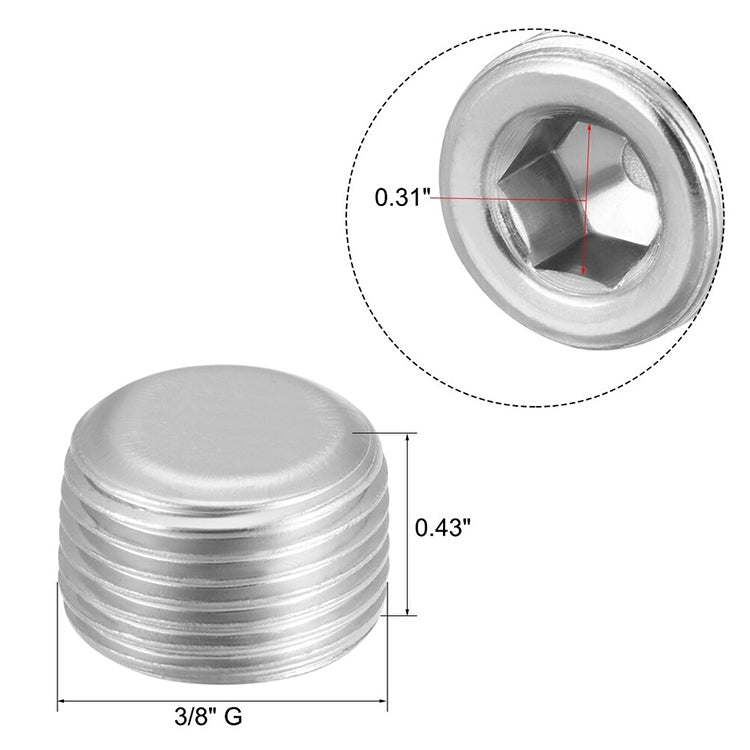LAIZE 10pcs Iron Plug Connector Accessories, Caliber:1 Point