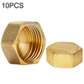 LAIZE 10pcs Hexagon Plug Female Thread, Caliber:2 Point