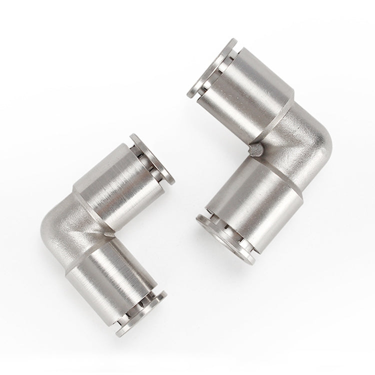 PV-6 LAIZE Nickel Plated Copper Elbow Pneumatic Quick Connector