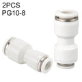PG10-8 LAIZE 2pcsPG Reducing Straight Pneumatic Quick Fitting Connector