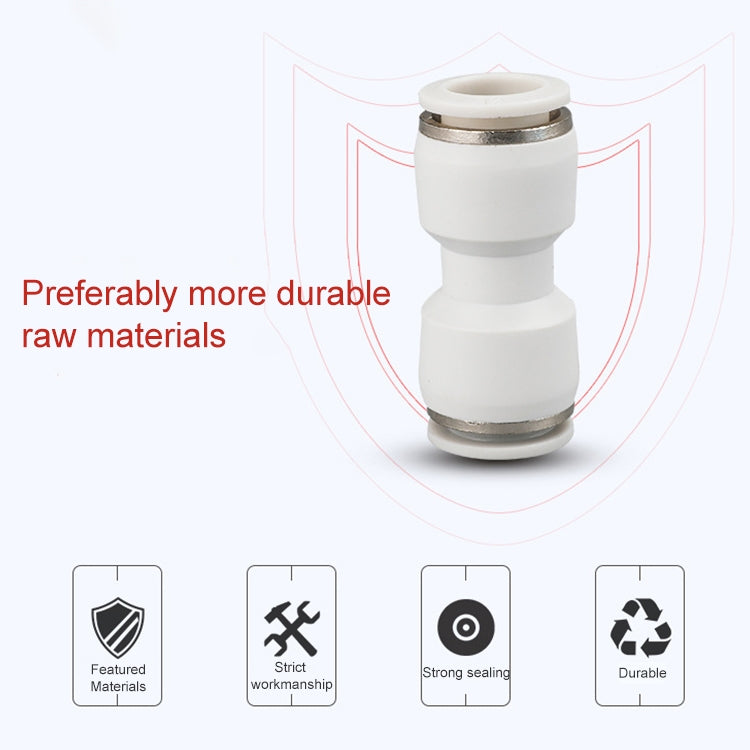 PG12-10 LAIZE 2pcsPG Reducing Straight Pneumatic Quick Fitting Connector