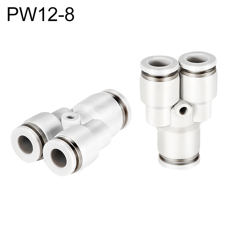 PW12-8 LAIZE PW Y-type Tee Reducing Pneumatic Quick Fitting Connector