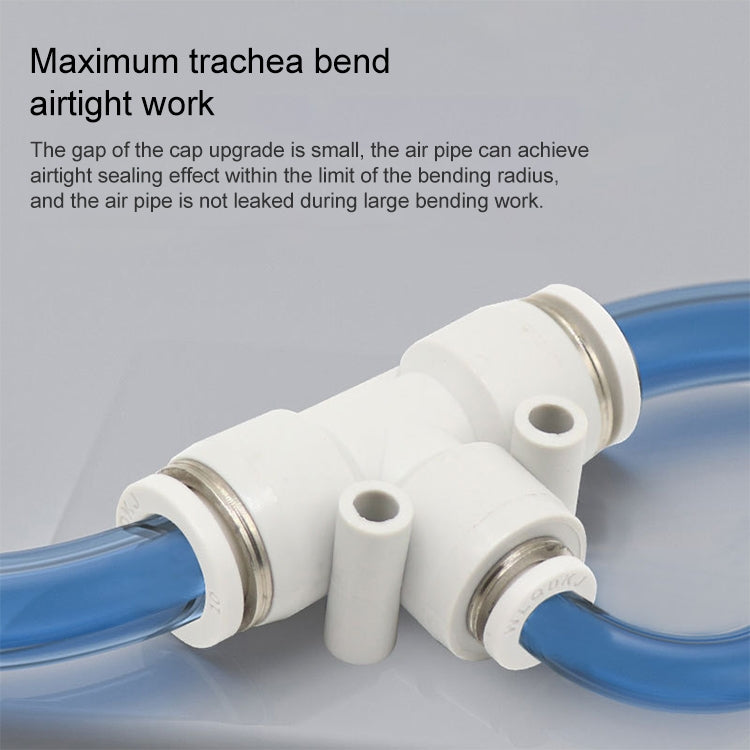 PEG12-10 LAIZE PW T-type Tee Reducing Pneumatic Quick Fitting Connector