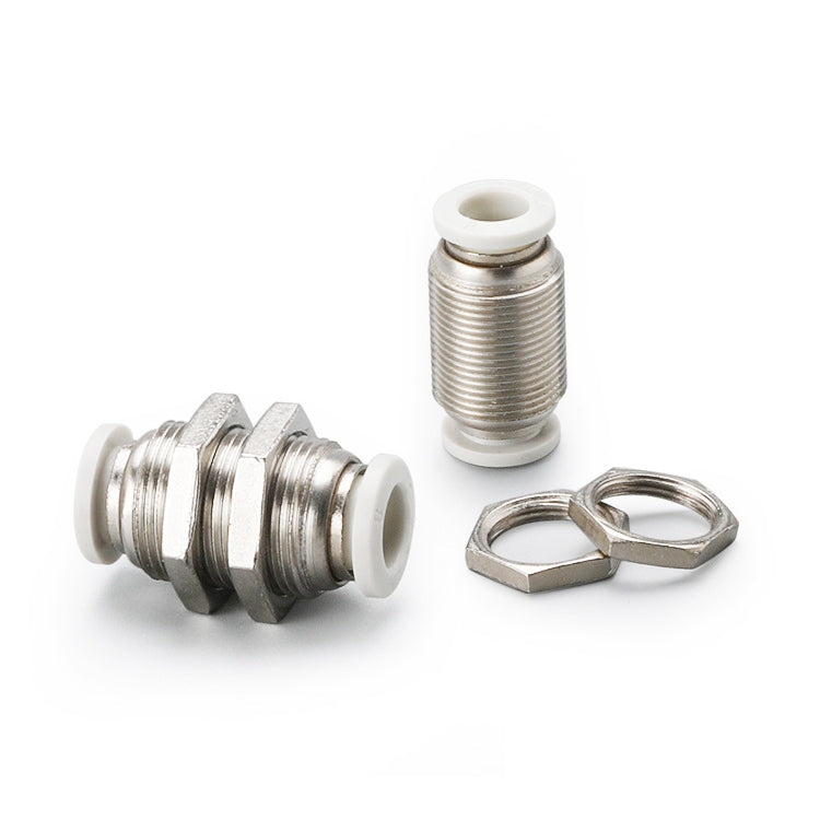 PM-12 LAIZE PM Bulkhead Straight Pneumatic Quick Fitting Connector