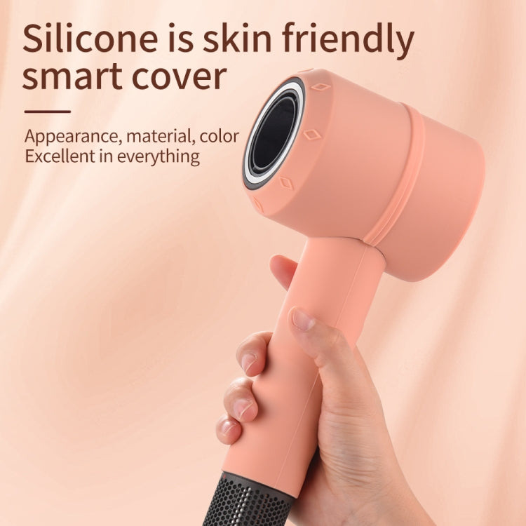 Hair Drier Shockproof Silicone Protective Case for Dyson(Midnight Blue)