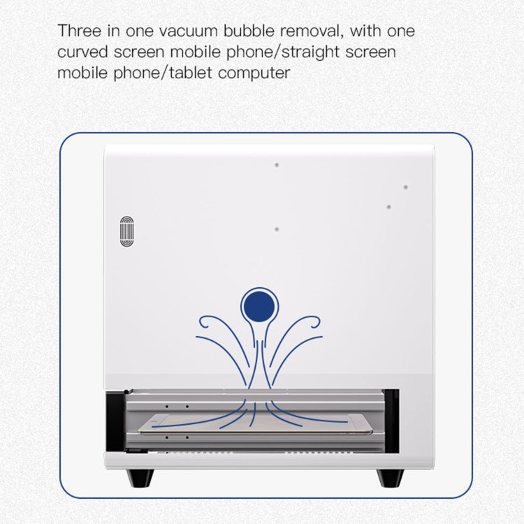 TBK 208C 15-inch Curved Screen Laminating and Defoaming Machine, Plug:UK Plug