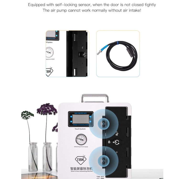 TBK 405 intelligent LCD Screen OCA Bubble Remover Machine, Plug:EU Plug