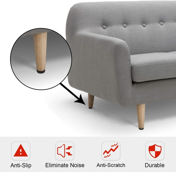 40 in 1 38mm Round Plaid EVA Table Sofa Slip-proof Noise-reducing Foot Pads