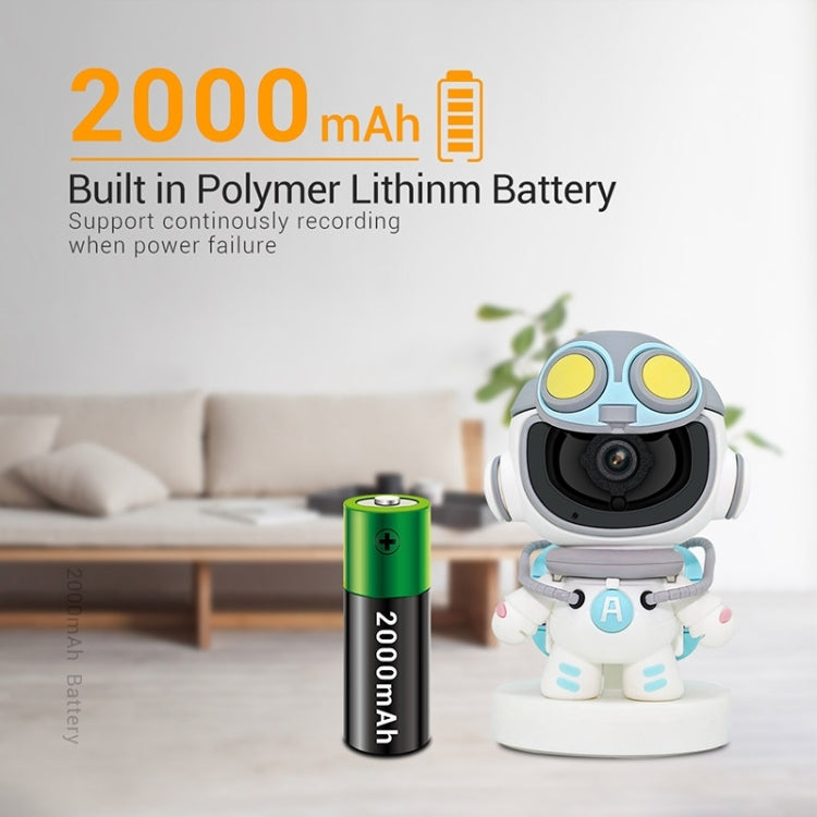 ESCAM PT211 Motion Detection & Tracking 2MP Sound Alarm Cloud Storage Two-way Audio Night Vision WiFi Camera, Plug Type:AU Plug