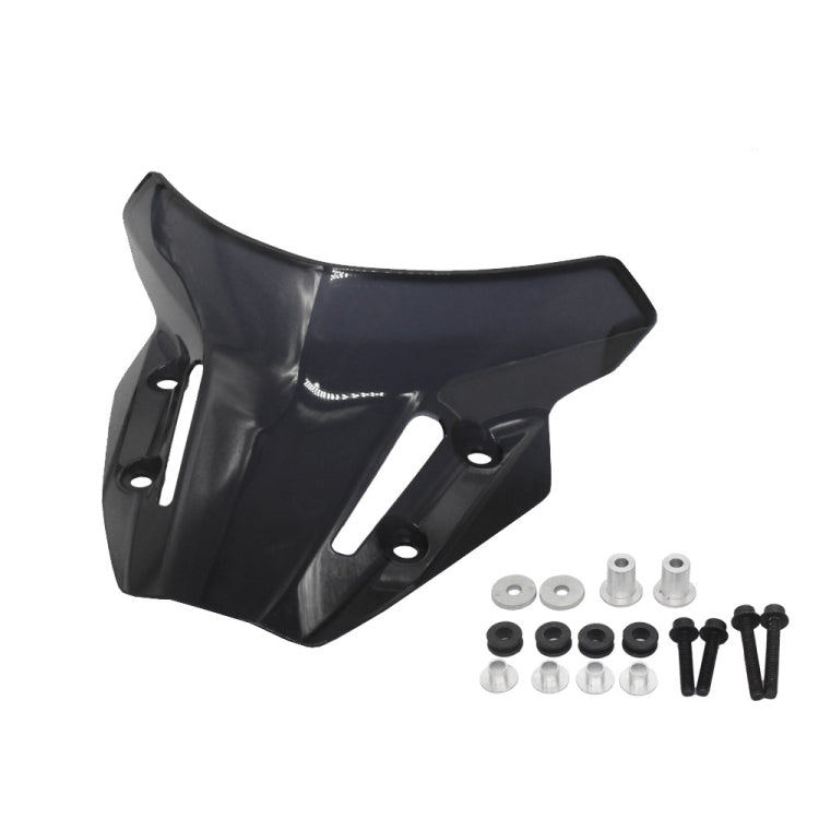 For Yamaha MT09 FZ09 21-22 Motorcycle Airflow Deflector Windshield(Black)
