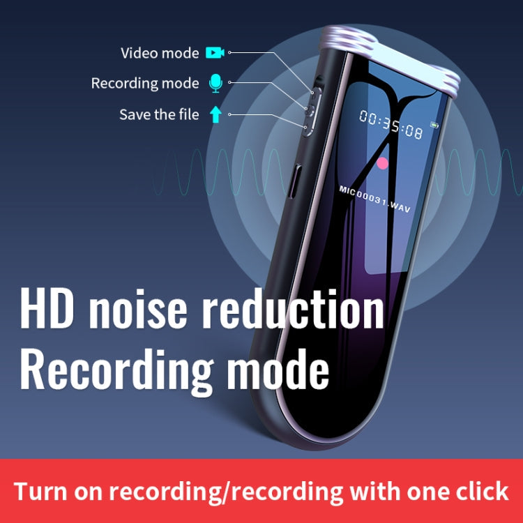 JNN V20 1080P HD Video Motion Detection Recorder, Capacity:4GB(Silver Black)