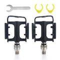 QR921 1 Pair Carbon Fiber Bicycle Quick Release Pedals(Black)