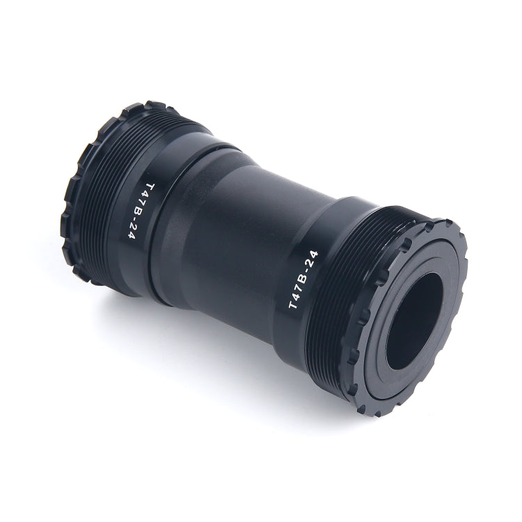 T47B24 Bottom Bracket Fits 86.5mm Width of Bicycle Frame(Black)