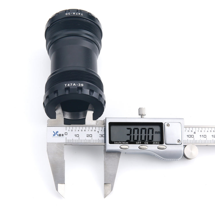 T47A30 Bottom Bracket Fits 68mm/73mm Width of Bicycle Frame(Black)