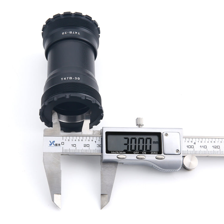 T47B30 Bottom Bracket Fits 86.5mm Width of Bicycle Frame(Black)