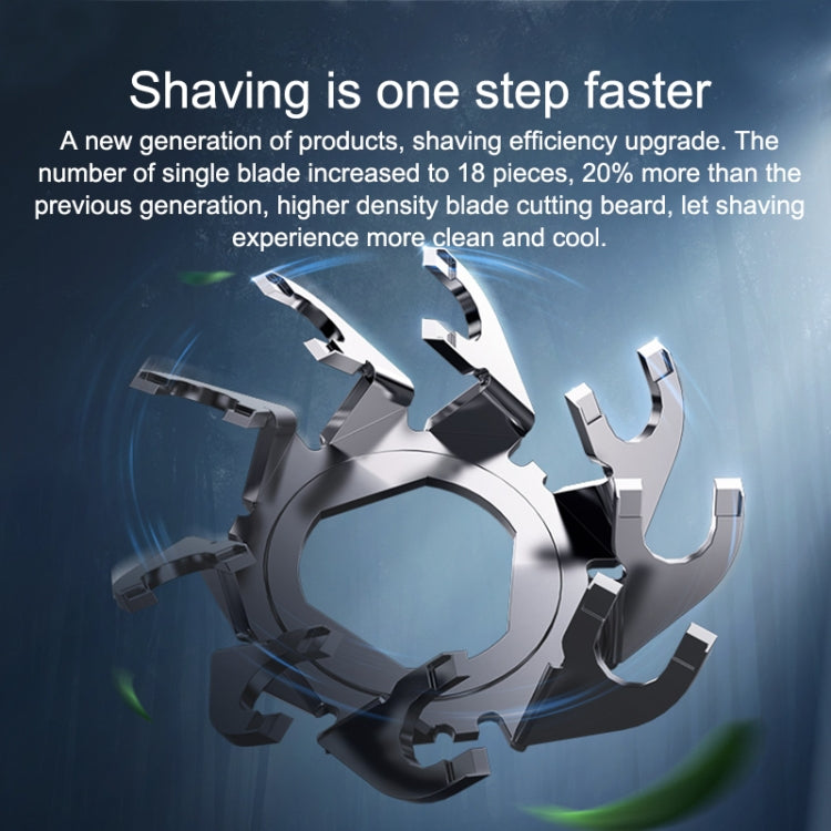 Original Xiaomi Mijia Electric Shaver S101 with 3 Cutter Head IPX7 Waterproof(Blue)