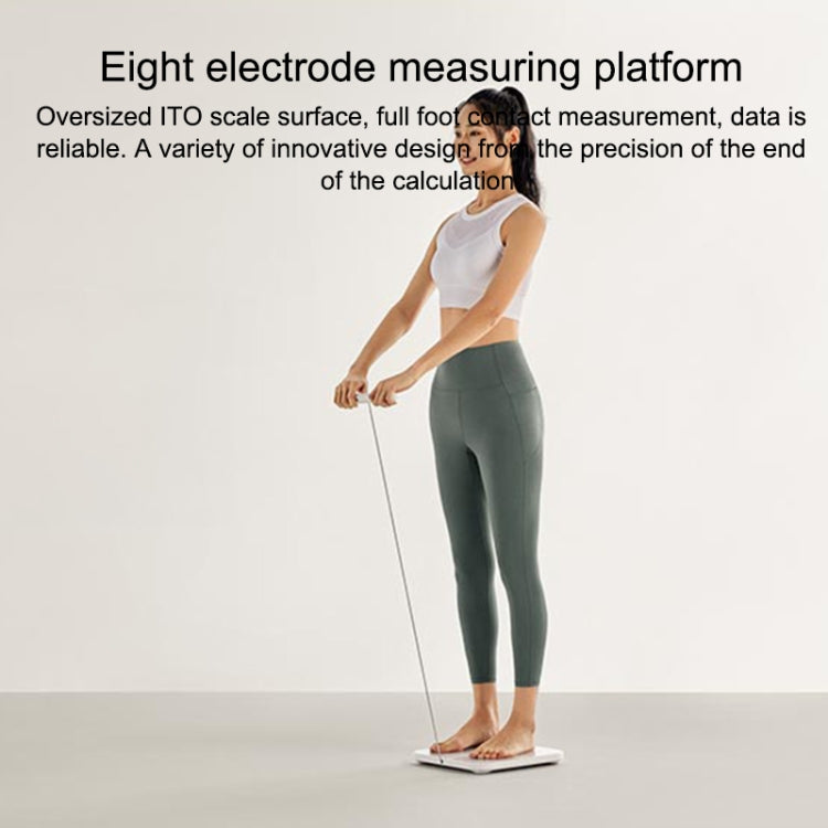 Original Xiaomi Eight Electrode Body Fat Scale WiFi Bluetooth APP Support(White)