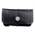 FIREDOG CL91 Portable Handmade Sheepskin Genuine Leather Tobacco Bag(Black)