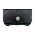 FIREDOG CL91 Portable Handmade Sheepskin Genuine Leather Tobacco Bag(Dark Green)