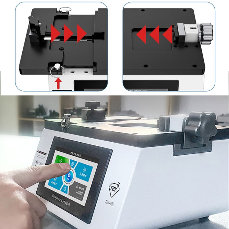 TBK-207 Portable Intelligent Air Tightness Detector Built-in Vacuum Pump(US Plug)