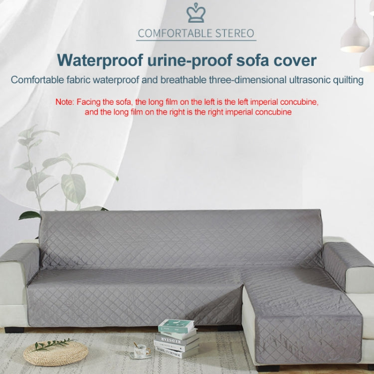 Waterproof Non-slip Pet Cushion One-piece Assemble Sofa Cover, Size:Left-200x270cm(Grey)