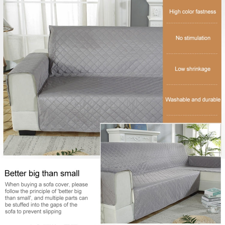 Waterproof Non-slip Pet Cushion One-piece Assemble Sofa Cover, Size:Left-200x270cm(Grey)