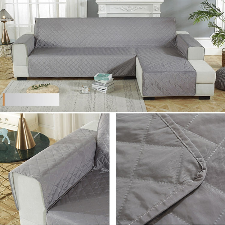 Waterproof Non-slip Pet Cushion One-piece Assemble Sofa Cover, Size:Right-200x270cm(Grey)