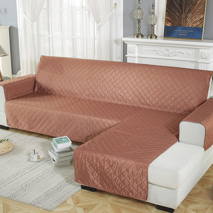 Waterproof Non-slip Pet Cushion One-piece Assemble Sofa Cover, Size:Left-240x270cm(Orange)