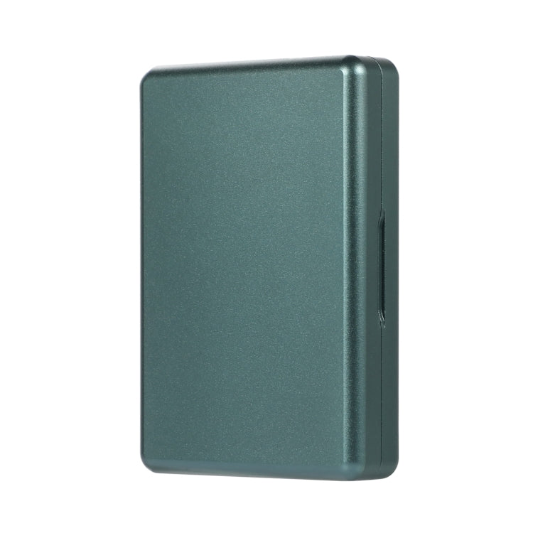 For IQOS Series Aluminum Alloy Dust-proof Cigarette Case, Capacity:20 pcs(Green)