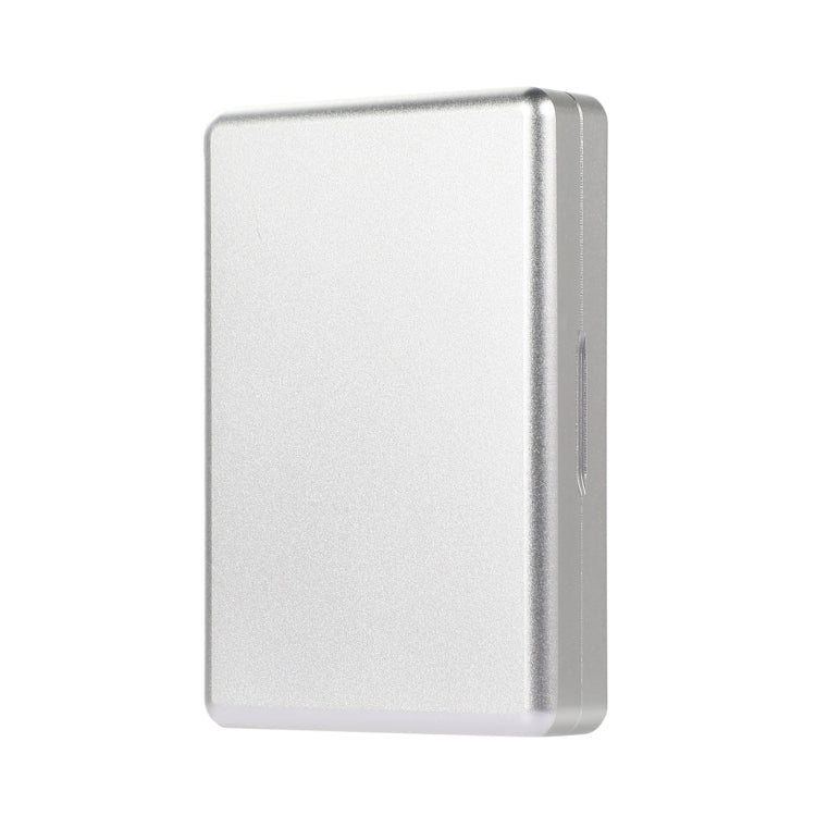 For IQOS Series Aluminum Alloy Dust-proof Cigarette Case, Capacity:20 pcs(Silver)