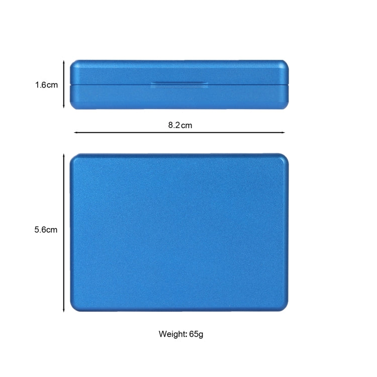 For IQOS Series Aluminum Alloy Dust-proof Cigarette Case, Capacity:20 pcs(Grey)