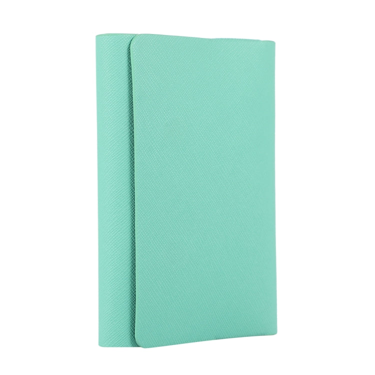 For IQOS ILUMA ONE Cross Pattern E-cigarette Leather Storage Bag(Mint Green)