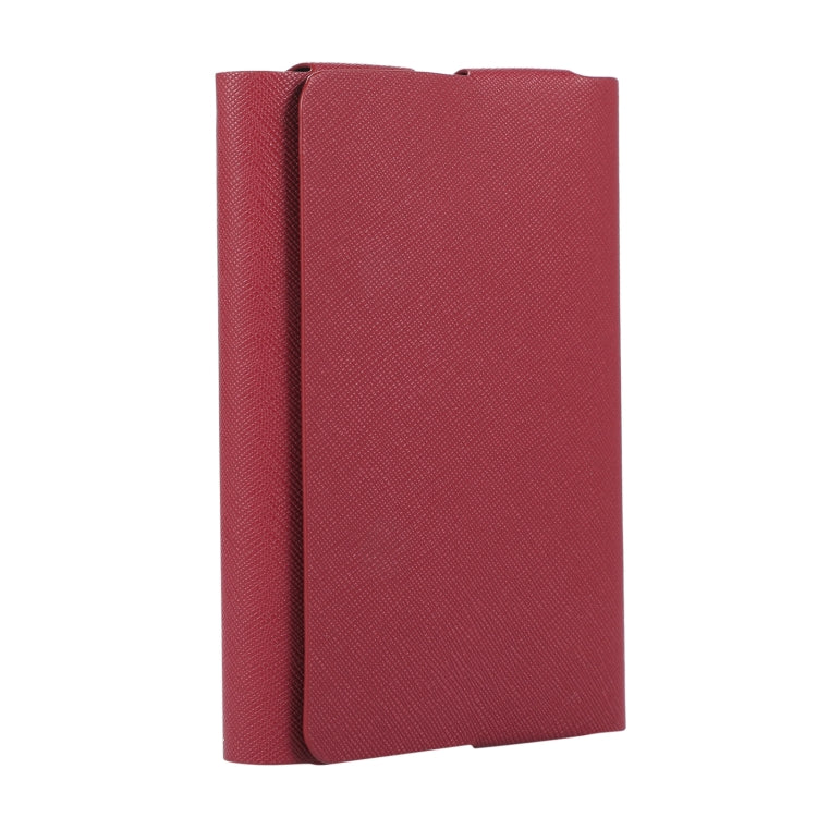 For IQOS ILUMA ONE Cross Pattern E-cigarette Leather Storage Bag(Red)