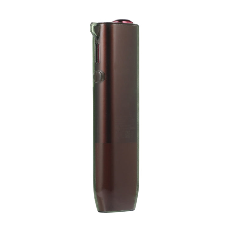 For IQOS ILUMA ONE TPU Electronic Cigarette Case with Lanyard Hole(Transparent Green)