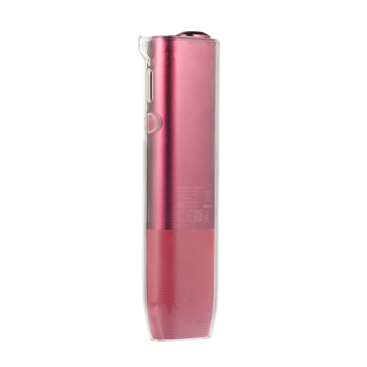 For IQOS ILUMA ONE TPU Electronic Cigarette Case with Lanyard Hole(Transparent)