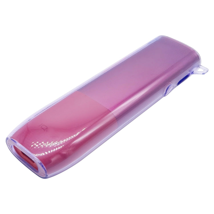 For IQOS ILUMA ONE TPU Electronic Cigarette Case with Lanyard Hole(Purple)