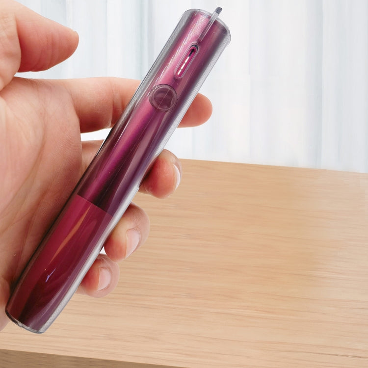 For IQOS ILUMA ONE TPU Electronic Cigarette Case with Lanyard Hole(Purple)