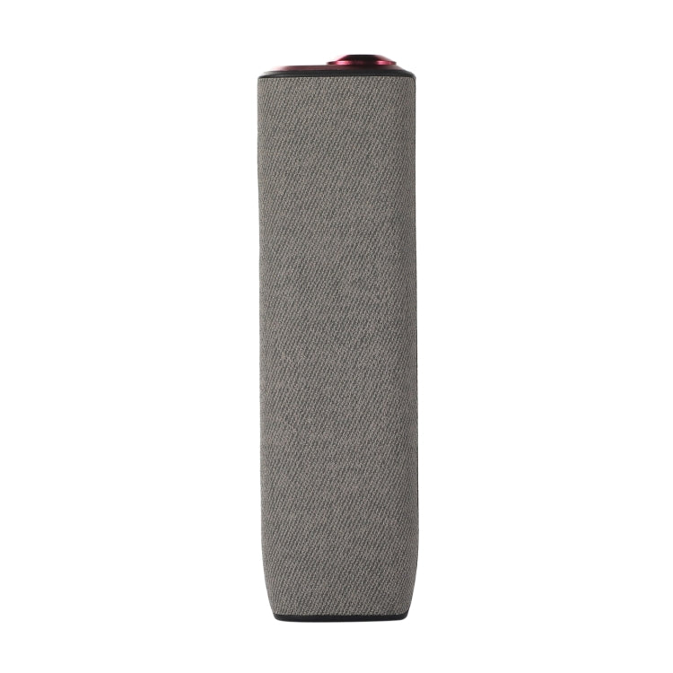 For IQOS ILUMA ONE Twill TPU+PU Electronic Cigarette Case with Lanyard(Grey)