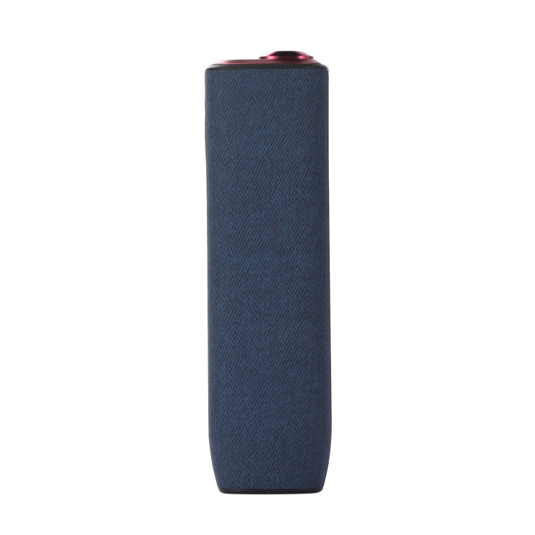 For IQOS ILUMA ONE Twill TPU+PU Electronic Cigarette Case with Lanyard(Blue)