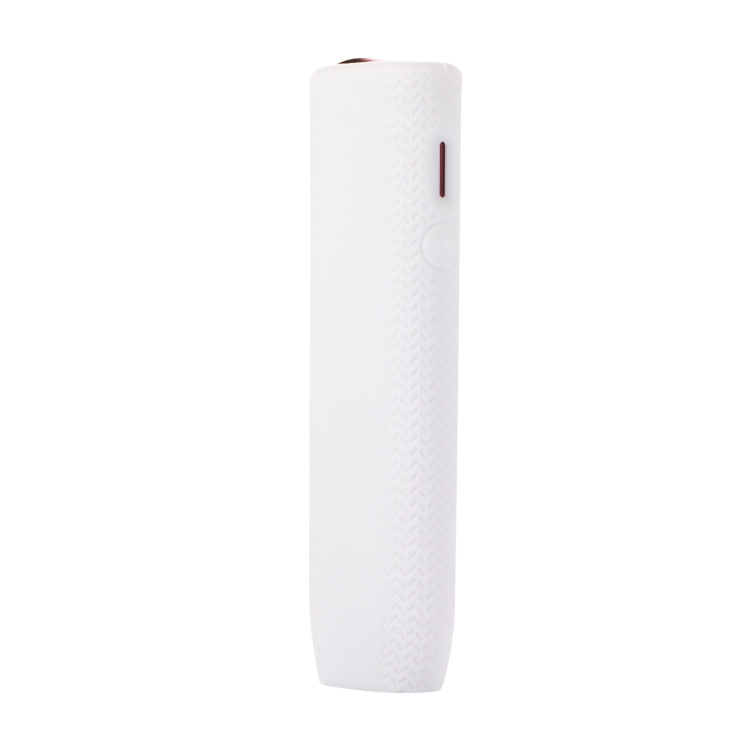 For IQOS ILUMA ONE Silicone Electronic Cigarette Shockproof Protective Case(White)