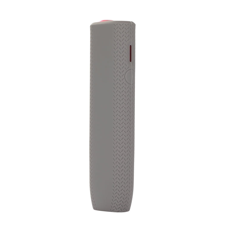 For IQOS ILUMA ONE Silicone Electronic Cigarette Shockproof Protective Case(Grey)