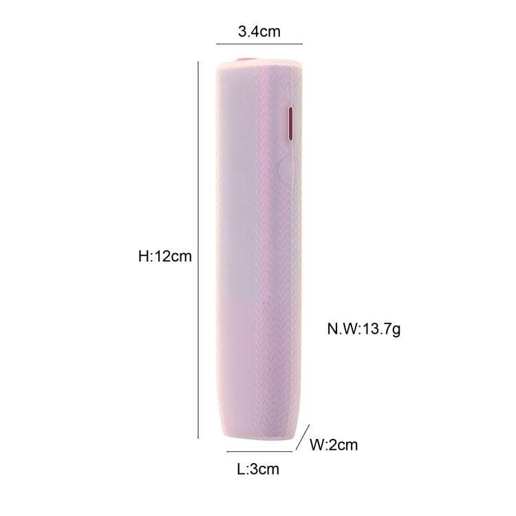 For IQOS ILUMA ONE Silicone Electronic Cigarette Shockproof Protective Case(Grey)