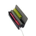 For IQOS ILUMA ONE Litchi Pattern Electronic Cigarette Leather Storage Bag(Black)