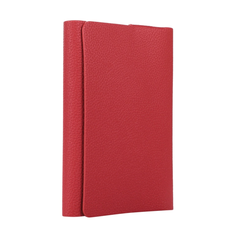 For IQOS ILUMA ONE Litchi Pattern Electronic Cigarette Leather Storage Bag(Red)