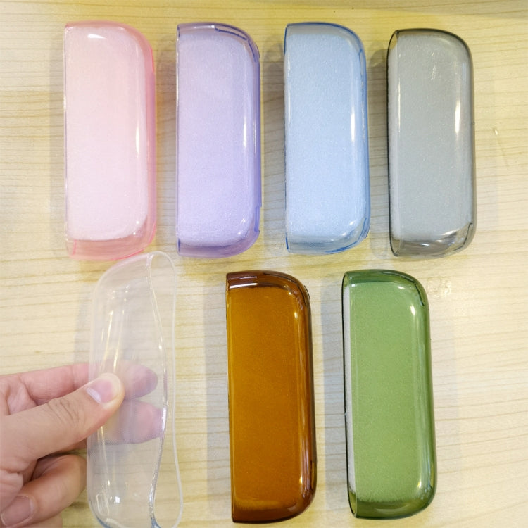 For IQOS ILUMA TPU Electronic Cigarette Protective Case Charging Compartment(Transparent Green)