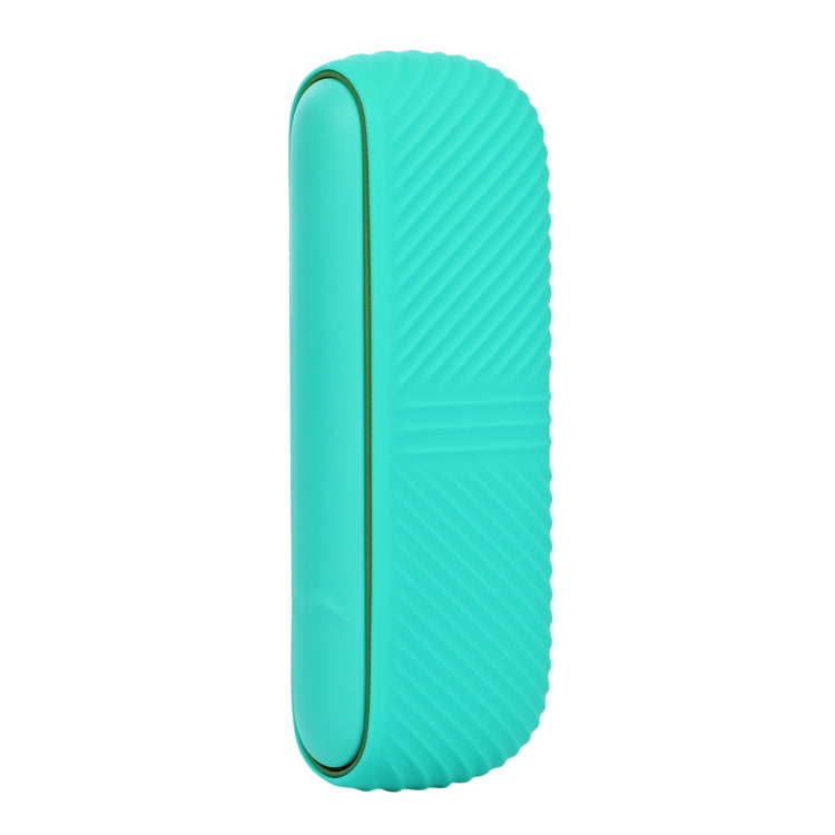 For IQOS ILUMA Silicone Electronic Cigarette Case Charging Compartment With Side Cover(Mint Green)