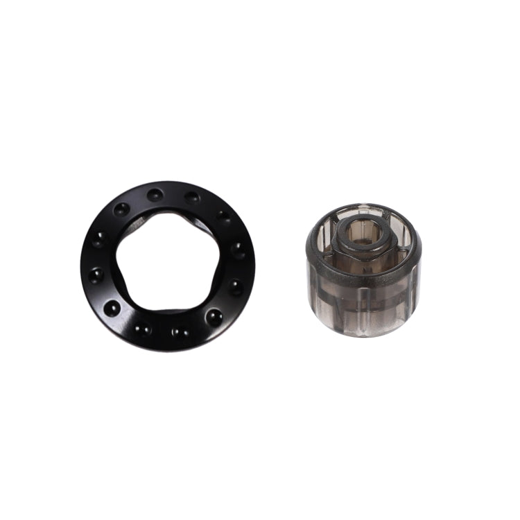 For IQOS ILUMA / Prime Electronic Cigarette Cap Rod Single Five Rings with Removal Tool to Replace The Color Cap(Black Diamond)