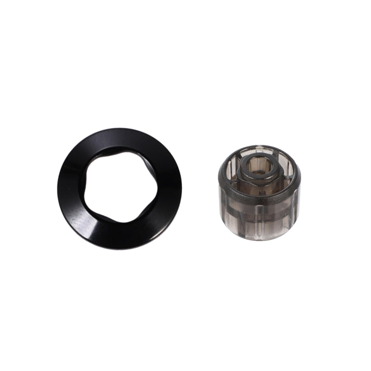 For IQOS ILUMA / Prime Electronic Cigarette Cap Rod Single Five Rings with Removal Tool to Replace The Color Cap(Black Plain)
