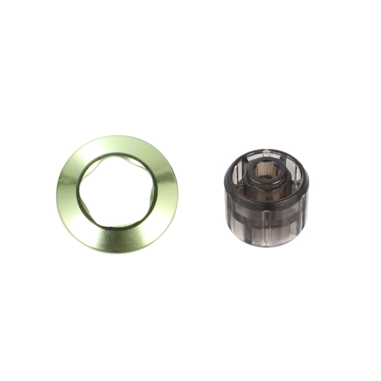 For IQOS ILUMA / Prime Electronic Cigarette Cap Rod Single Five Rings with Removal Tool to Replace The Color Cap(Green Plain)